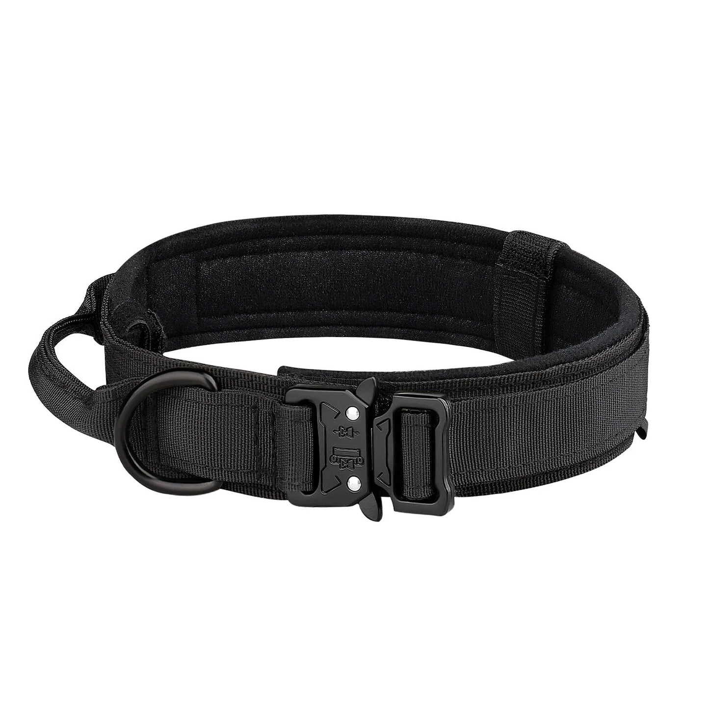 Collier Tactique pour Chien avec Poignée™ - Noir
