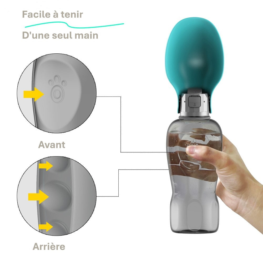 gourde pour chien transport facile et pratique