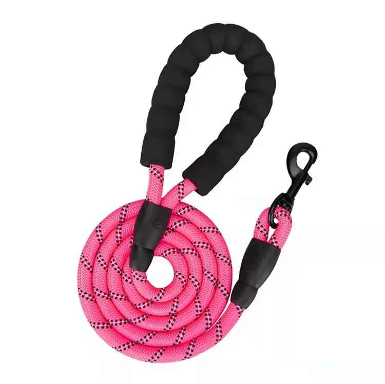 laisse rose chien