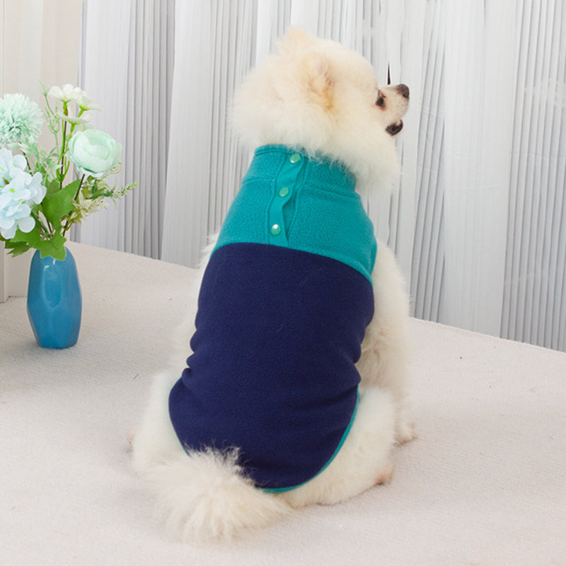 contre le froid manteau chien en polaire