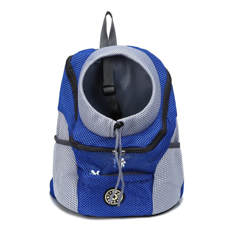 sac a dos chien bleu