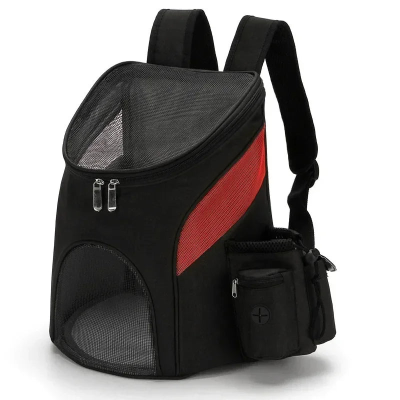 sac a dos pour chien noir