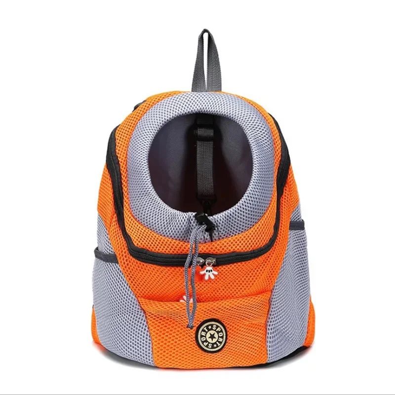 sac a dos pour chien orange
