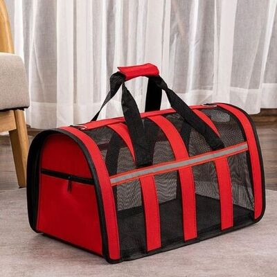 Sac de Transport Chien | MeshPetCarrier™ - Rouge