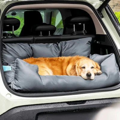 SIEGE AUTO POUR CHIEN | CarrierTravelDog™ - Gris