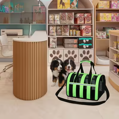 Sac de Transport Chien | MeshPetCarrier™ - Vert