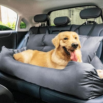 SIEGE AUTO POUR CHIEN | CarrierTravelDog™ - Gris