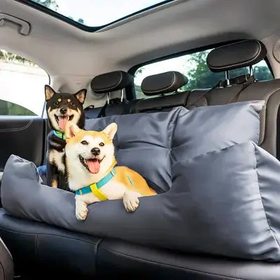SIEGE AUTO POUR CHIEN | CarrierTravelDog™ - Gris