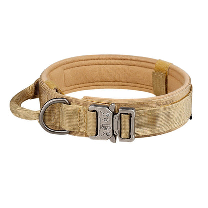 Collier Tactique pour Chien avec Poignée™ - Kaki