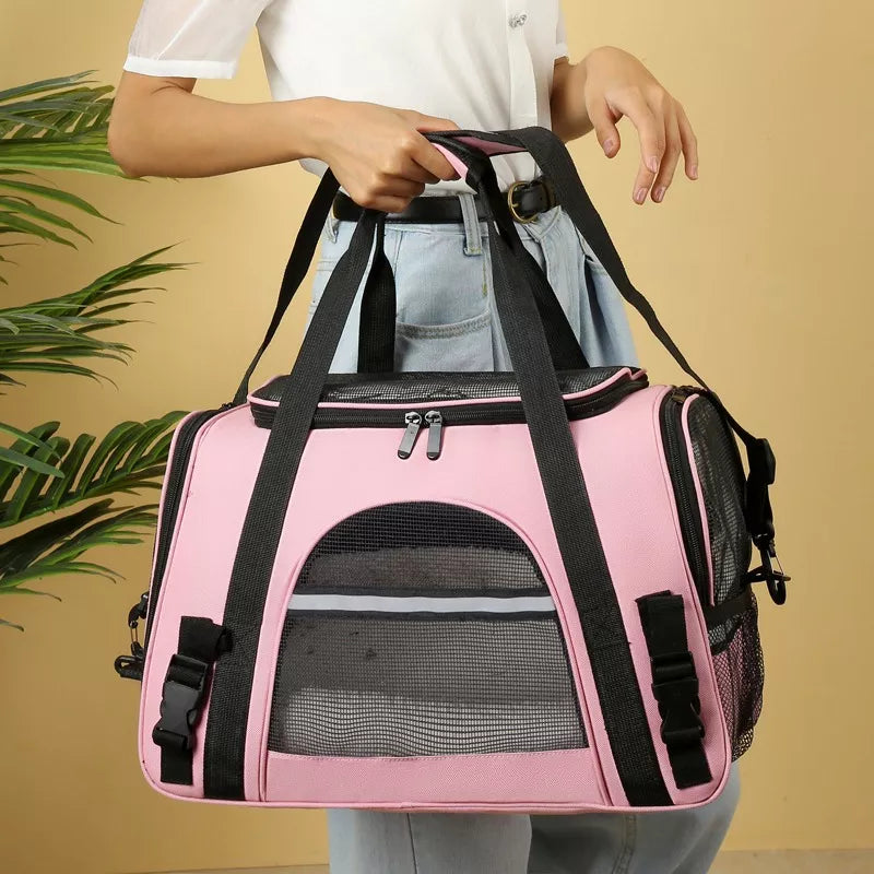 Sac de Transport pour Chien | DogCarrierBag™ -  Rose