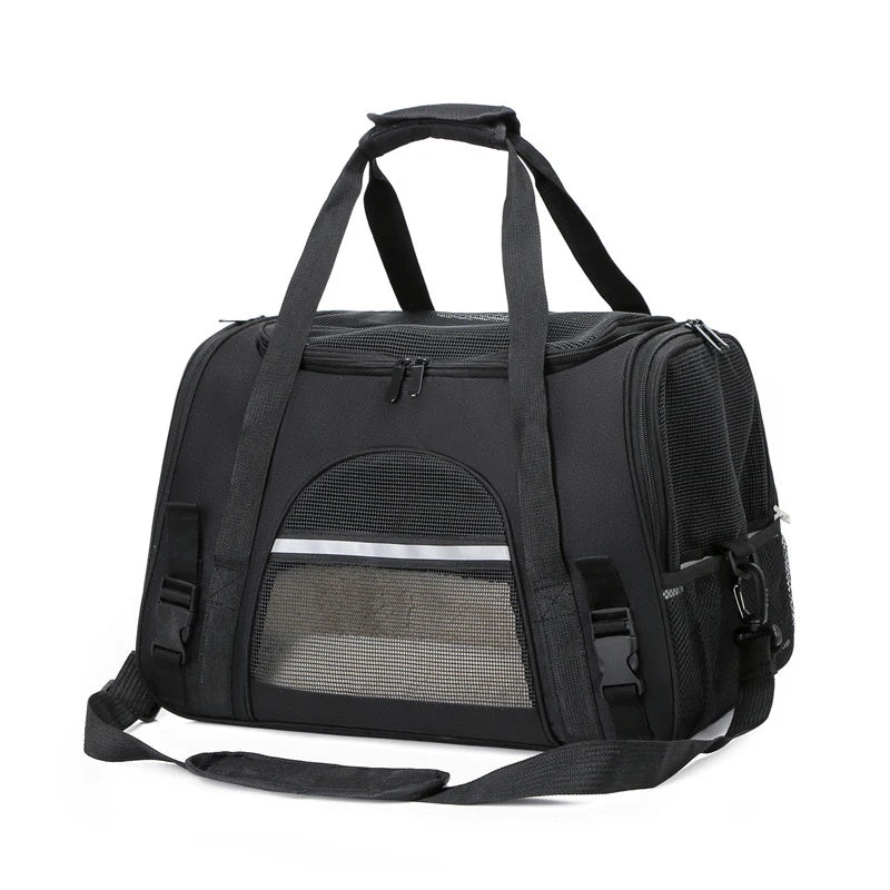 Sac transport chien noir