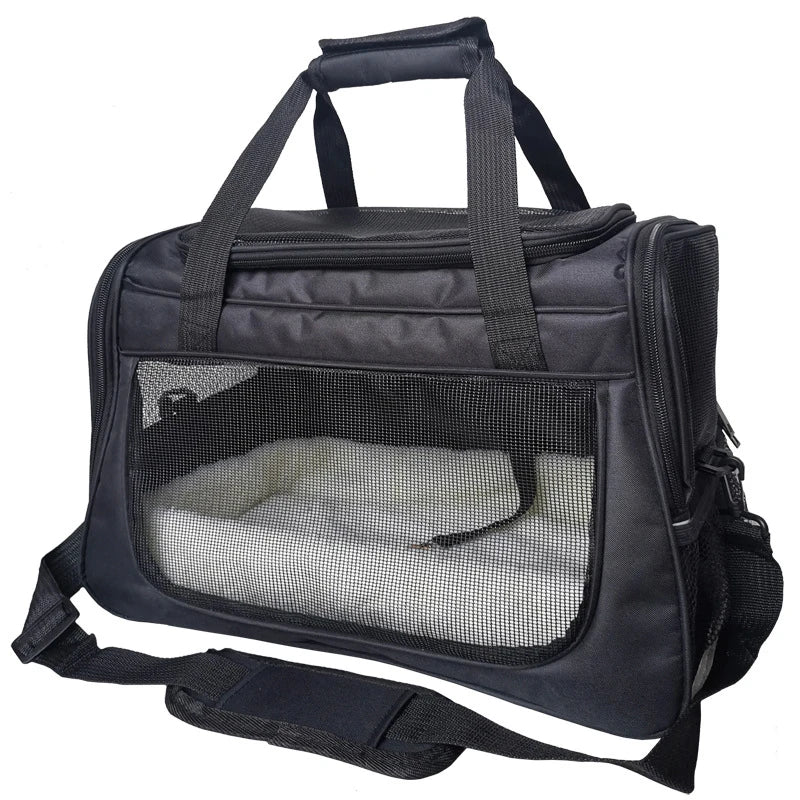 Sac transport chien nouveau noir