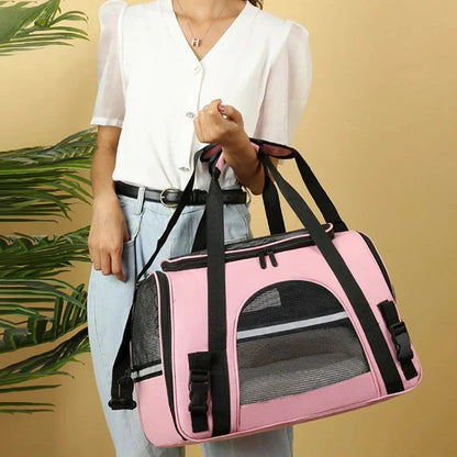 Sac de Transport pour Chien | DogCarrierBag™ -  Rose