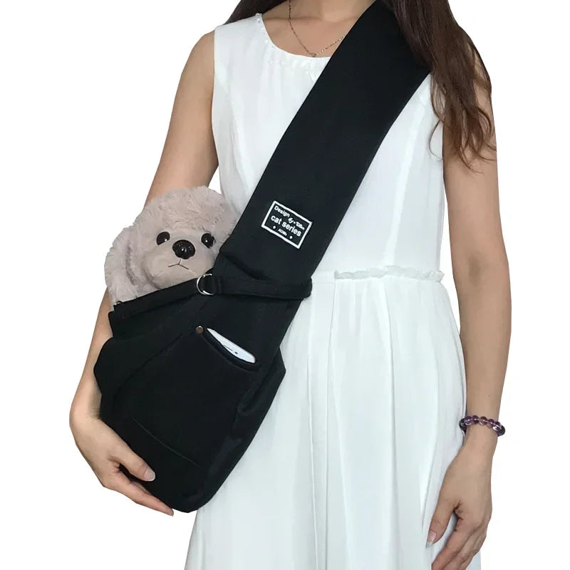 chien sac bandouliere noir