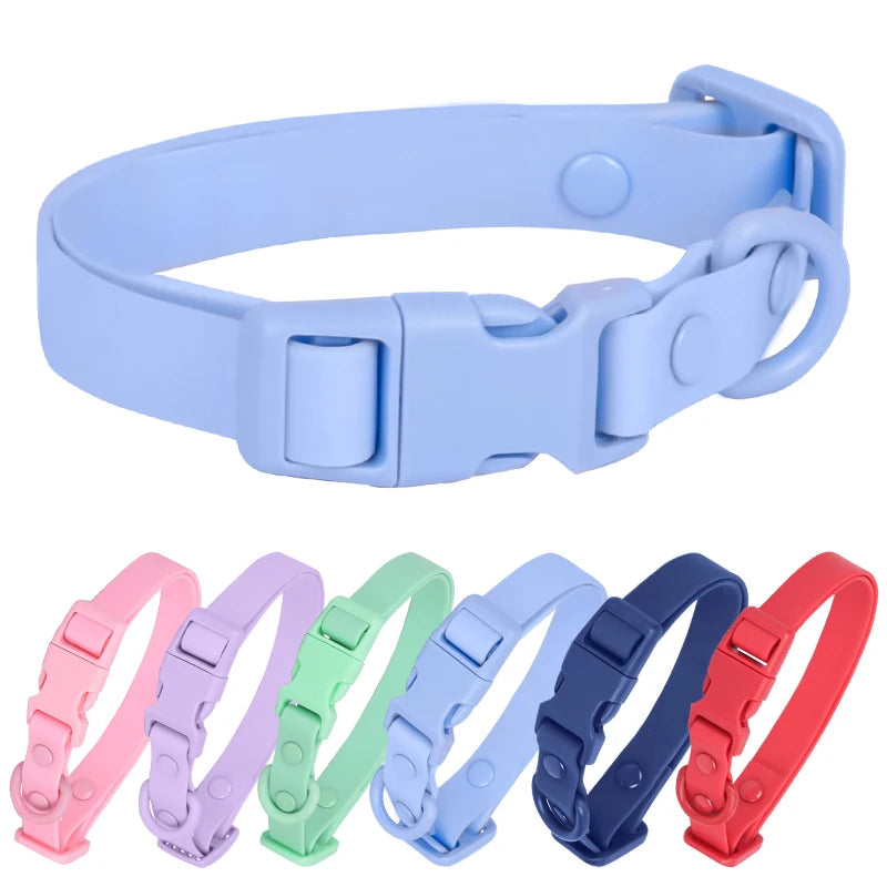 plusieurs colliers chien en pvc