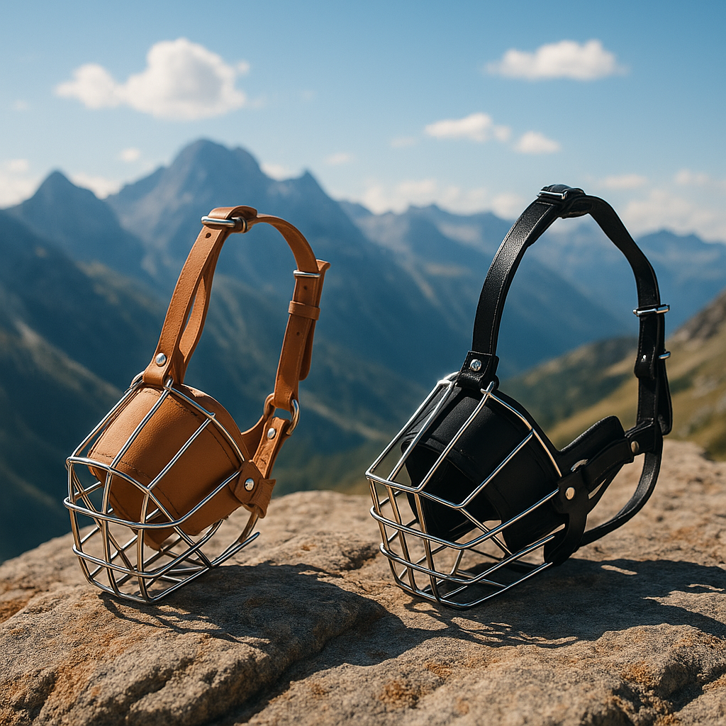 Muselière pour Chien | LeatheMetal™