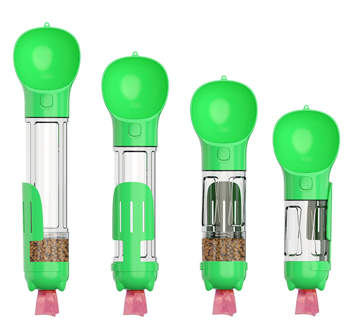 gourde polyvalente vert