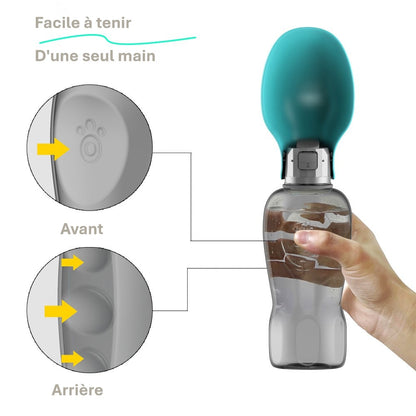 gourde pour chien transport facile et pratique