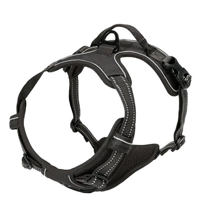 harnais  pour chien noir confort
