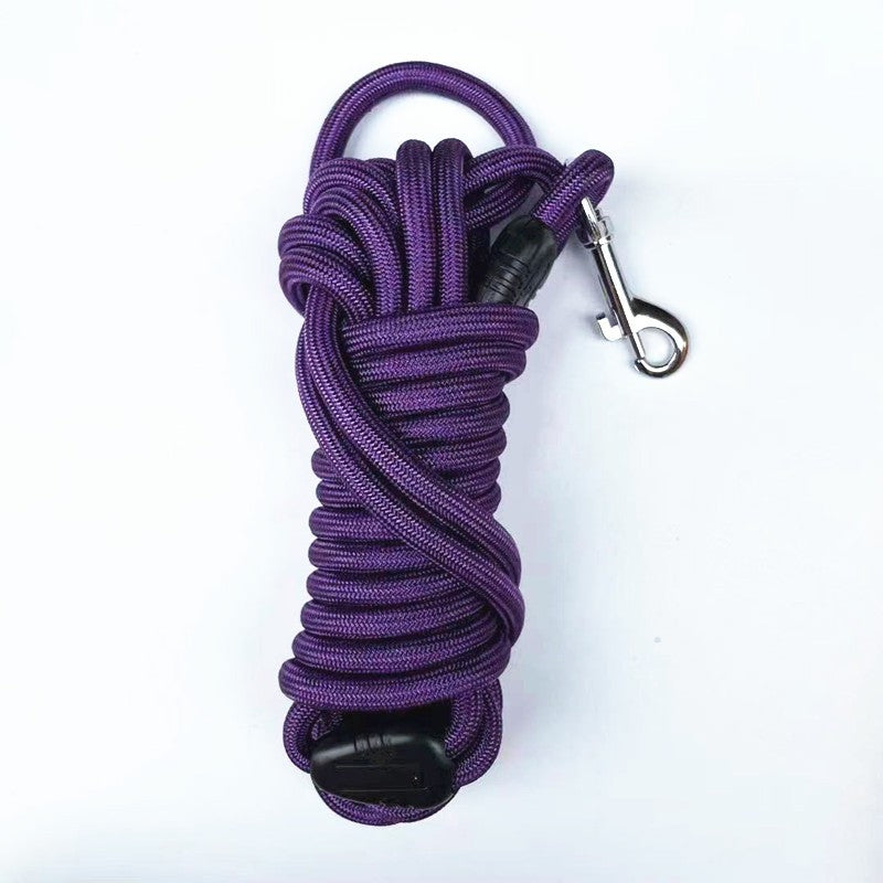 longe pour chien mauve