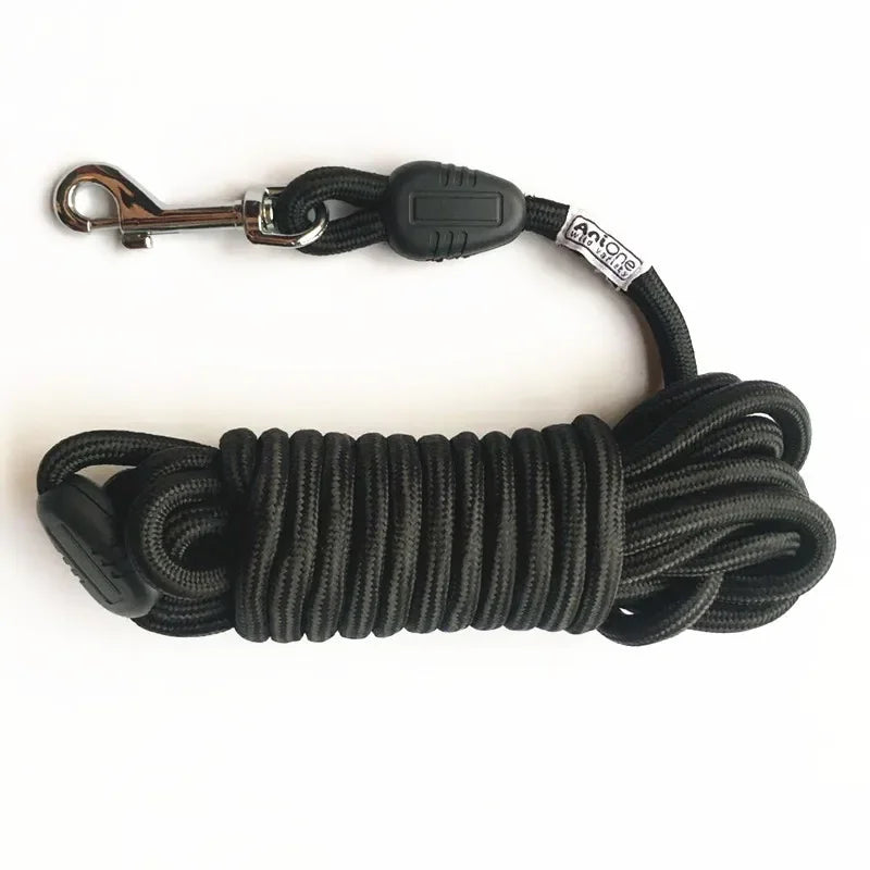 longe pour chien noir
