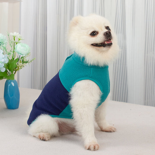 manteau pratique pour chien en polaire