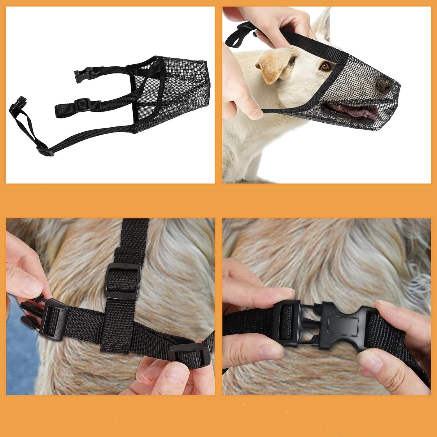 museliere chien ajustable
