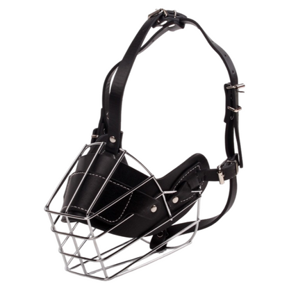 museliere pour chien anti morsure noir