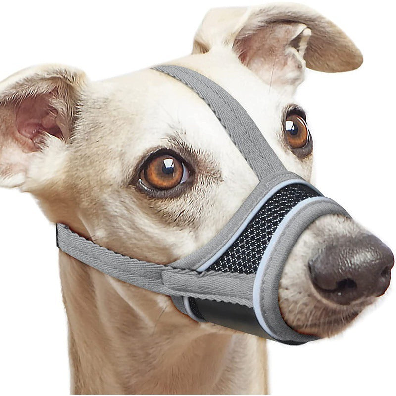 muselière pour chien réfléchissante noir