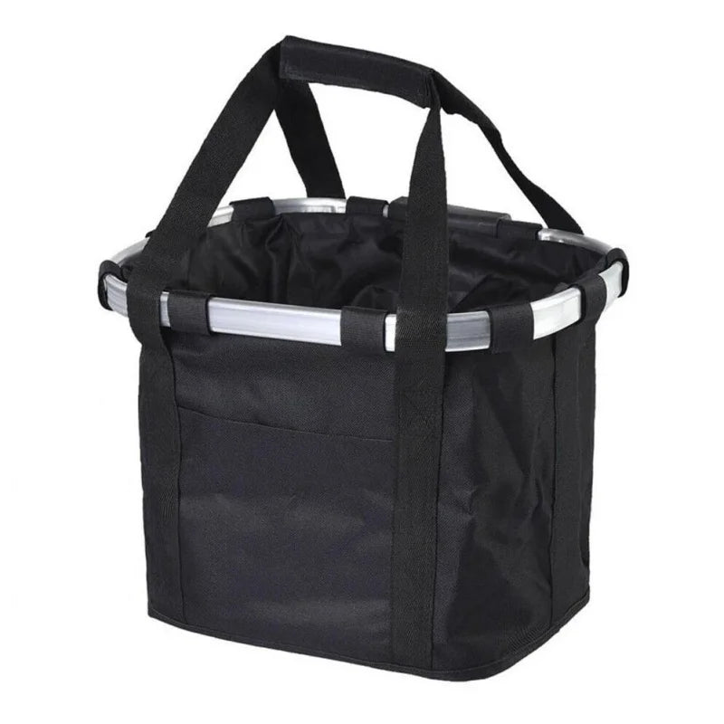 panier velo chien noir