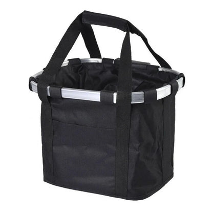 panier velo chien noir