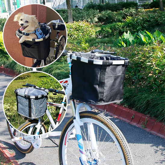 plusieurs panier velo chien 