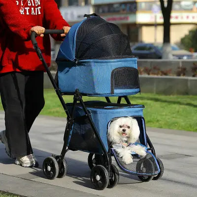 promener avec poussette grande espace pour chien