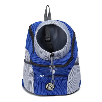 sac a dos chien bleu