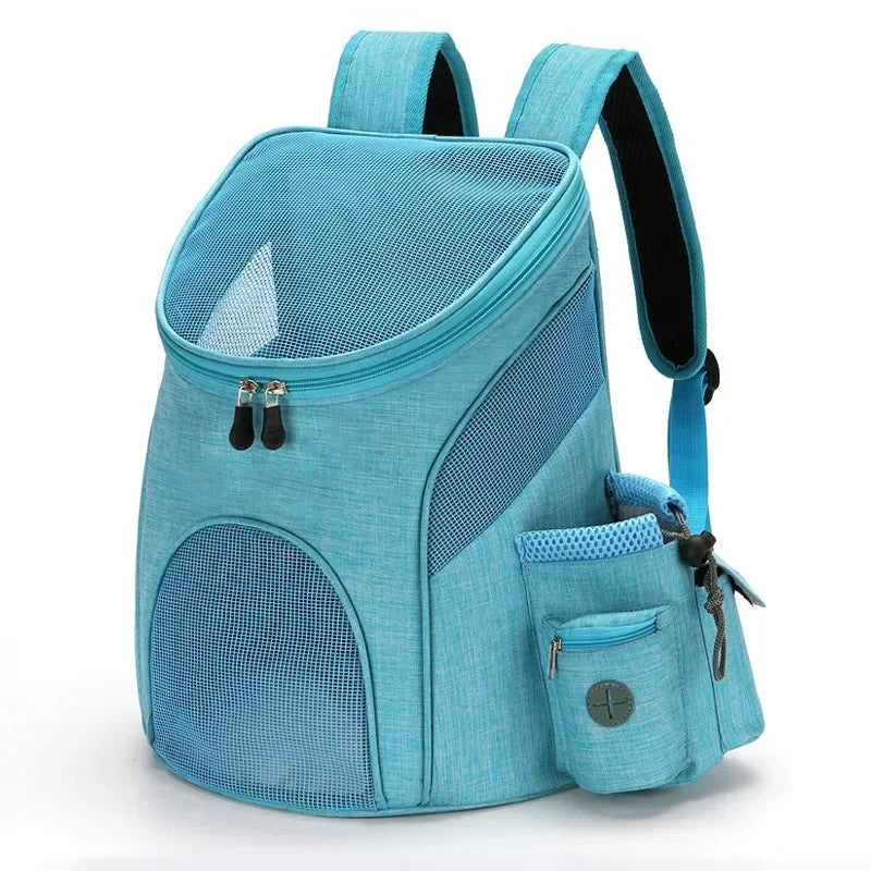 sac a dos pour chien bleu