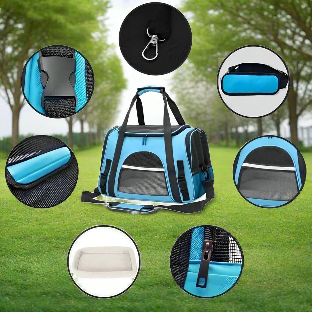 Sac de Transport pour Chien | DogCarrierBag™ - Bleu
