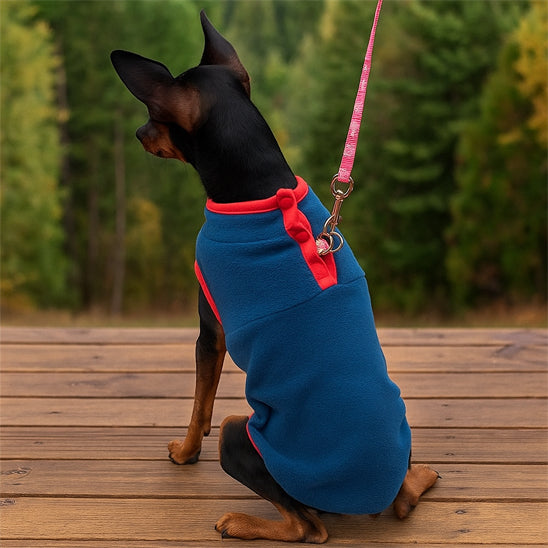 veste manteau polaire chien souple
